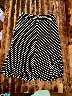 Allison Brittany fold over maxi skirt